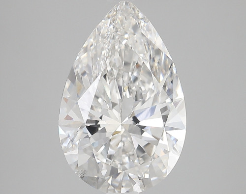 4.36 carat f VS2 EX Cut IGI pear diamond