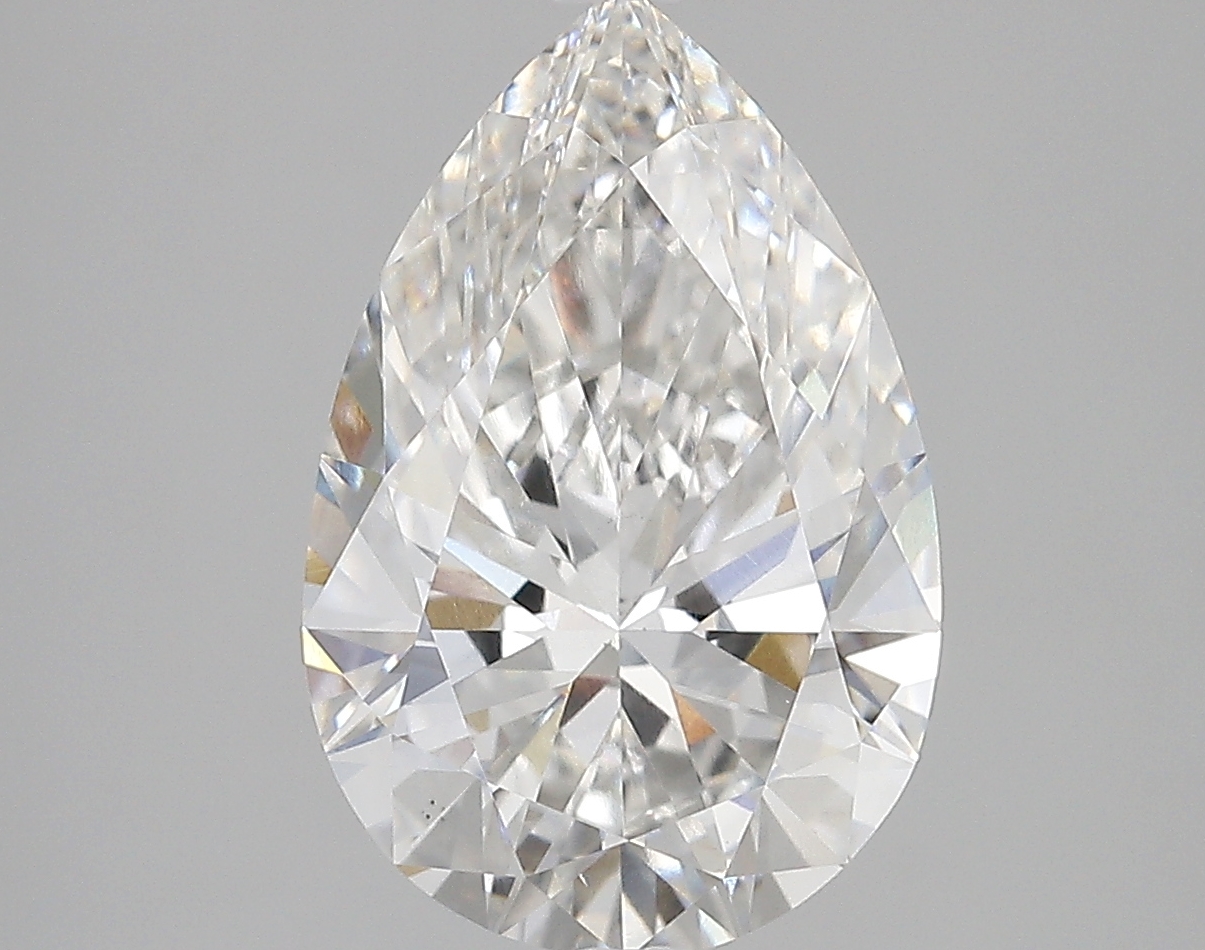 4.05 Carat G-VS2 Ideal Pear Diamond
