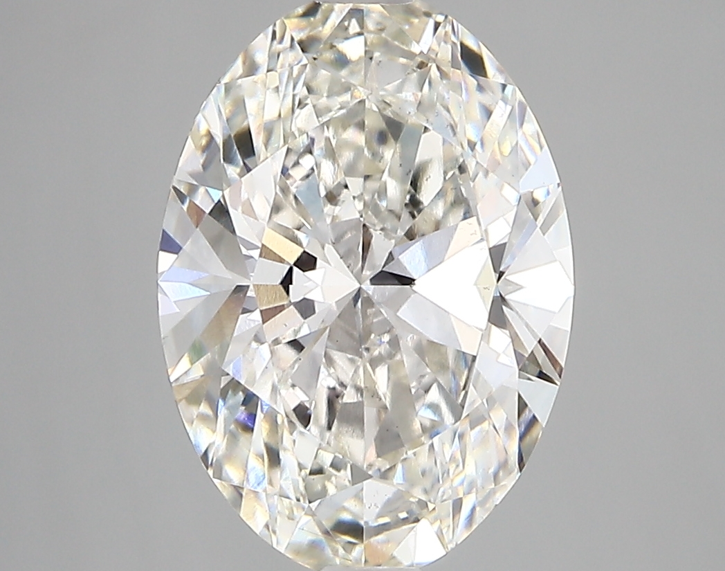 3.43 Carat H-VS1 Ideal Oval Diamond