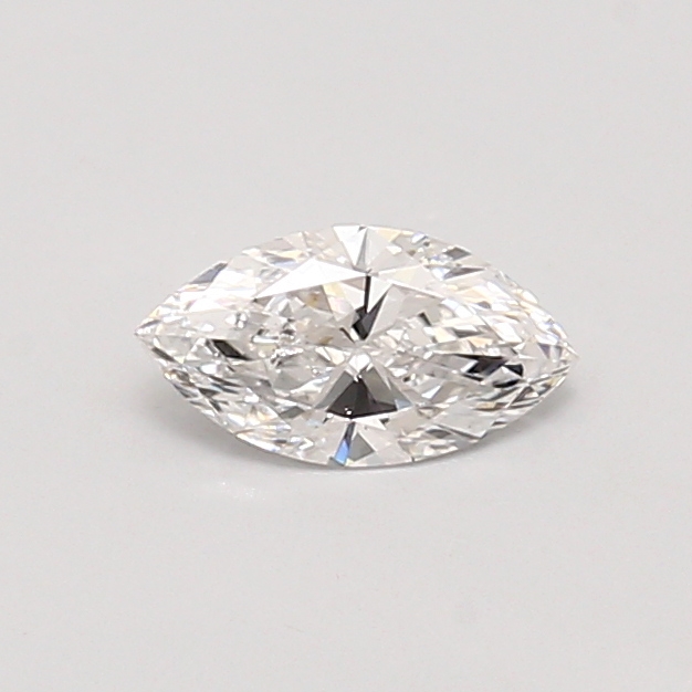 0.50 Carat marquise Lab Grown Diamond Front View