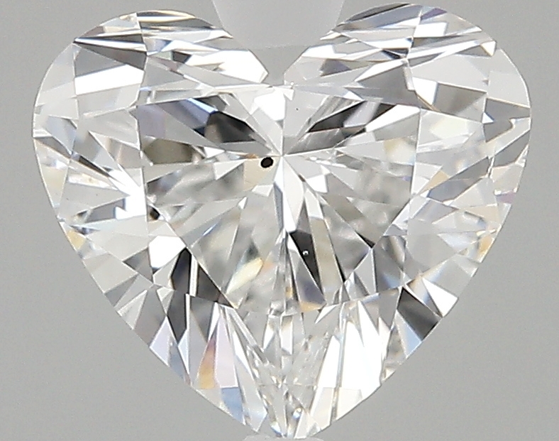 2.88 Carat E-SI1 Ideal Heart Diamond