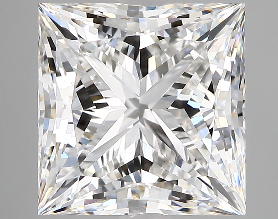 4.73 carat Princess lab-grown diamond
