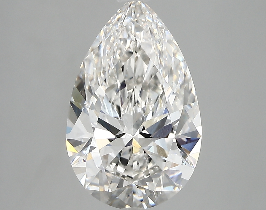 3.05 Carat G-VS2 Ideal Pear Diamond
