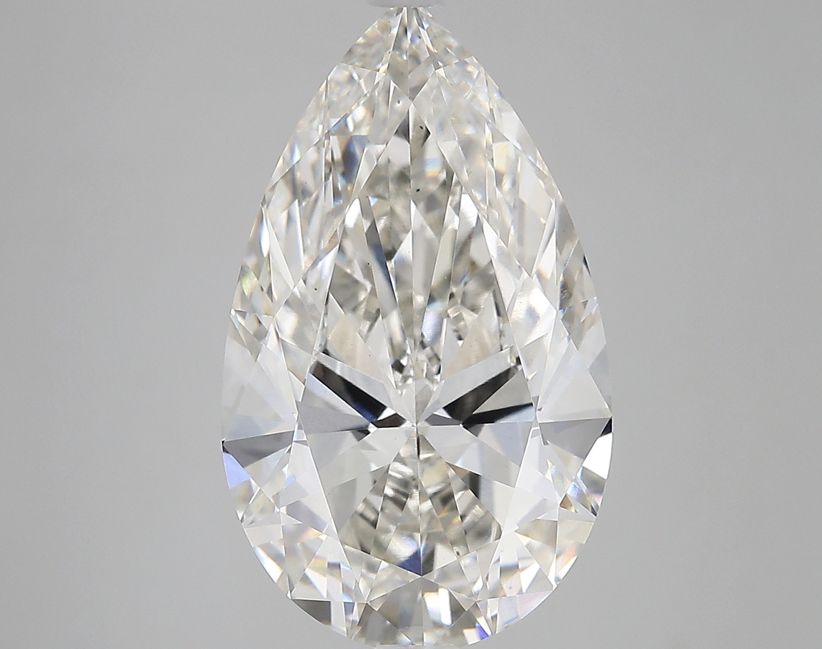 8.05 Carat H-VS1 Ideal Pear Diamond
