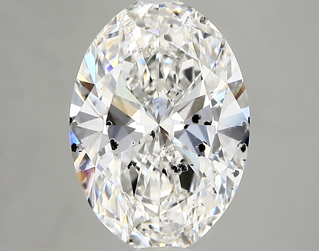 3.01 Carat F-SI2 Ideal Oval Diamond