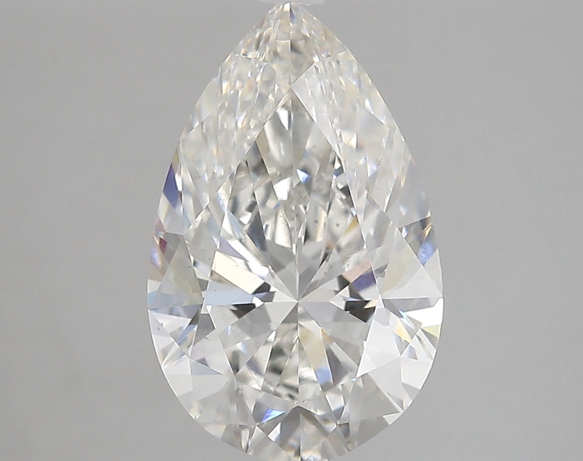 3.80 Carat H-VS1 Ideal Pear Diamond