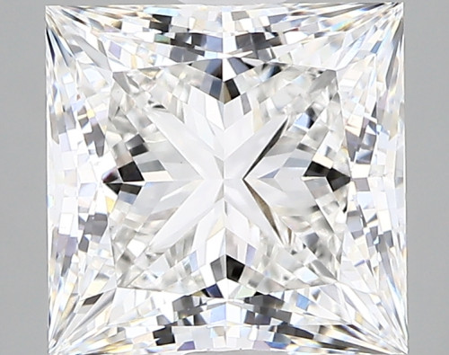 3.66 carat f VS1 EX Cut GIA princess diamond