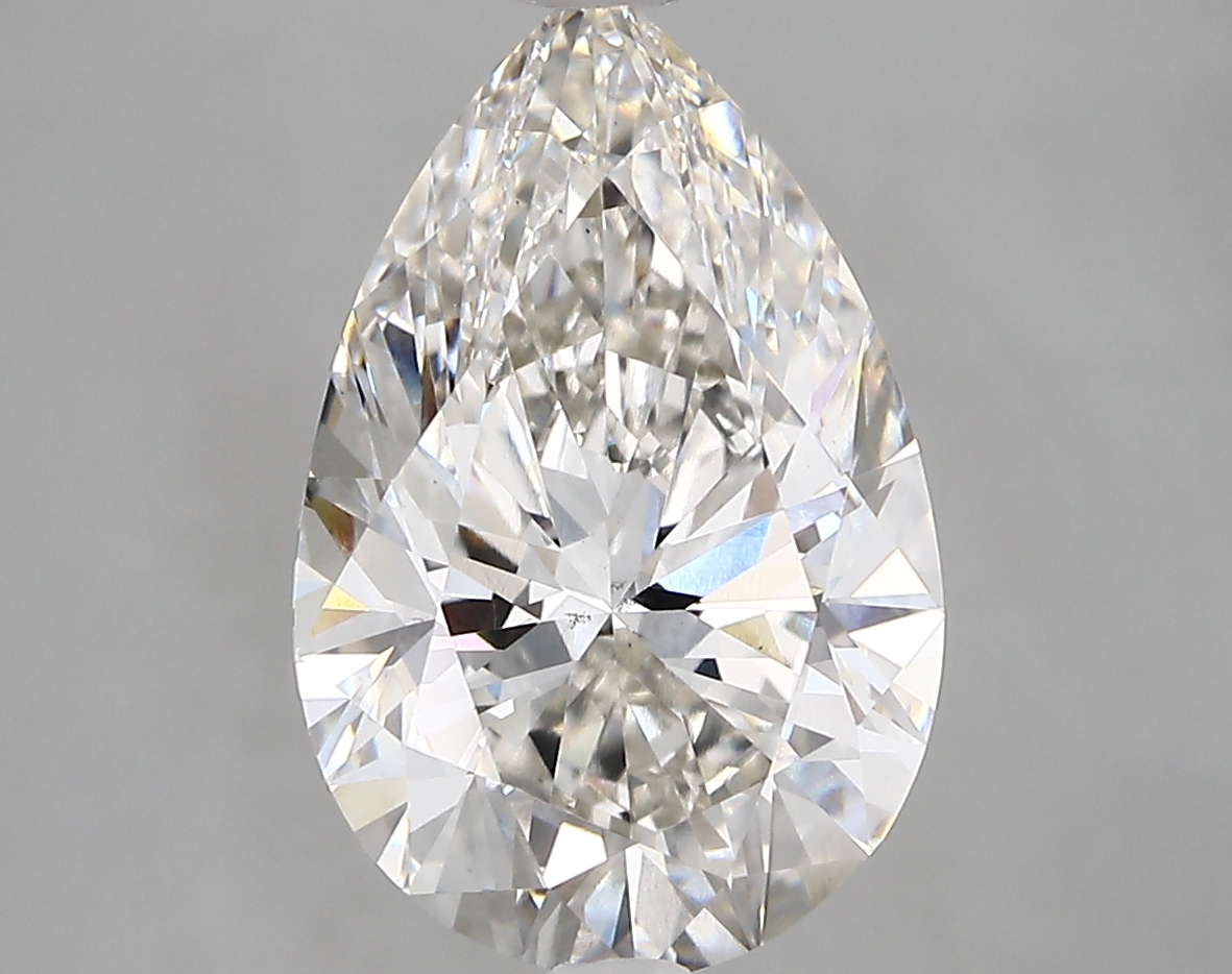 4.17 Carat G-VS2 Ideal Pear Diamond
