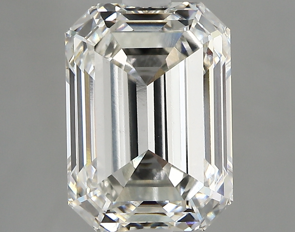 4.57 Carat H-VS1 Ideal Emerald Diamond