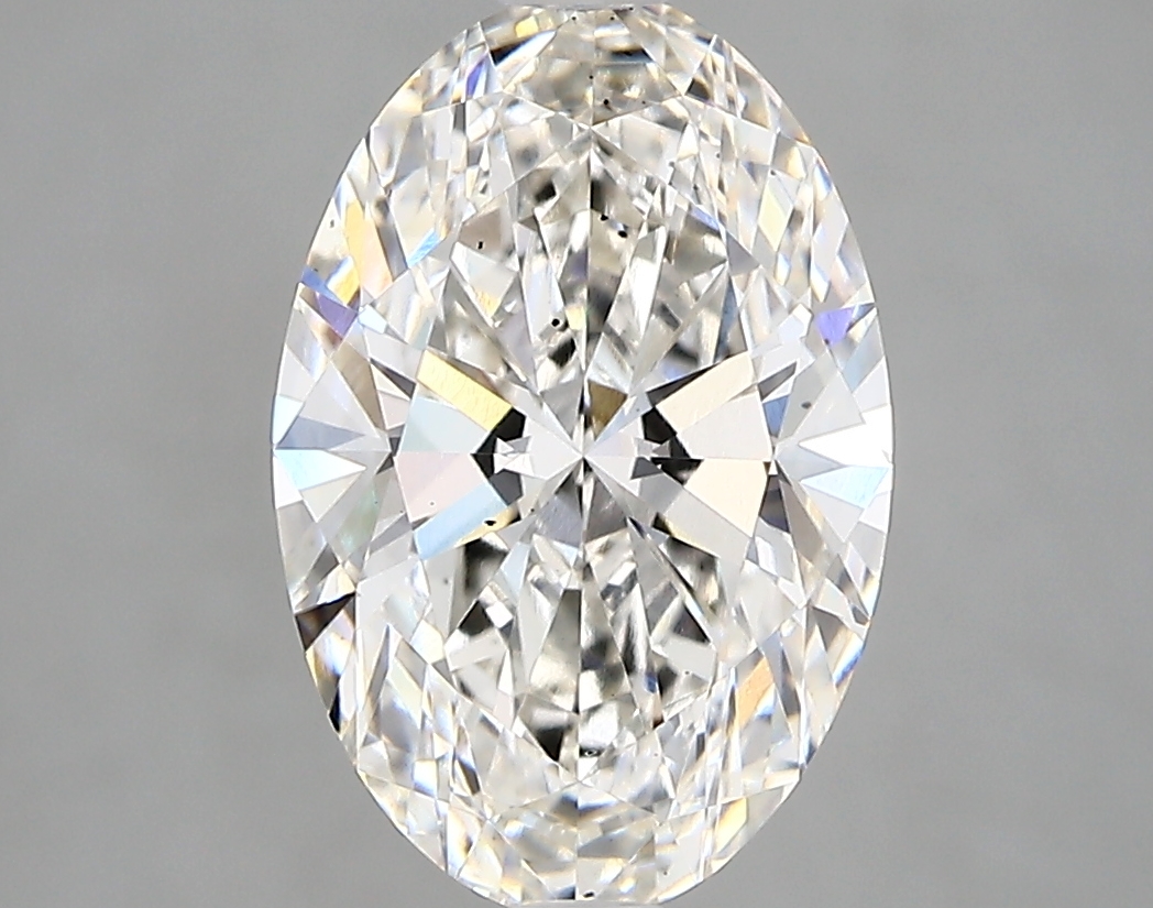 3.04 Carat H-SI1 Ideal Oval Diamond