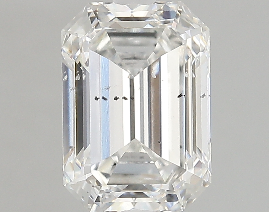 3.00 Carat F-SI1 Ideal Emerald Diamond