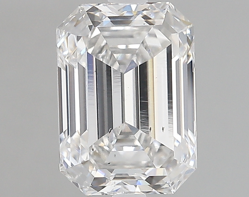 3.01 Carat F-SI1 Ideal Emerald Diamond