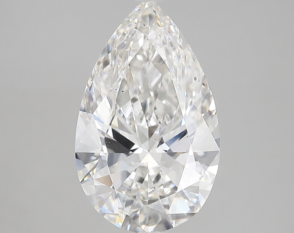 3.48 Carat G-VS2 Ideal Pear Diamond