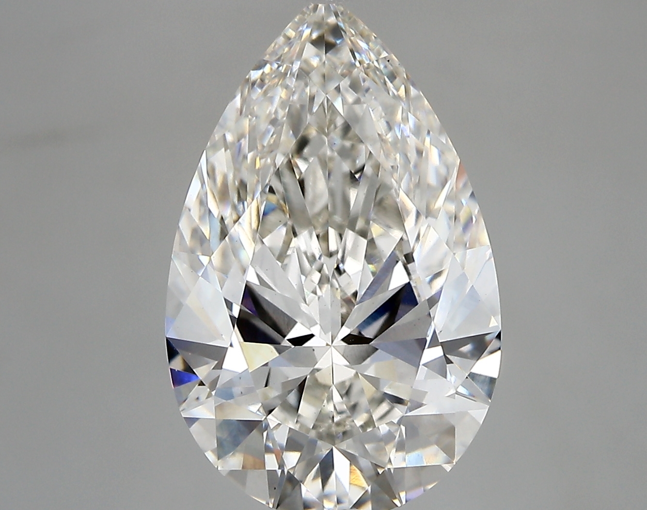 5.11 Carat H-VS1 Ideal Pear Diamond