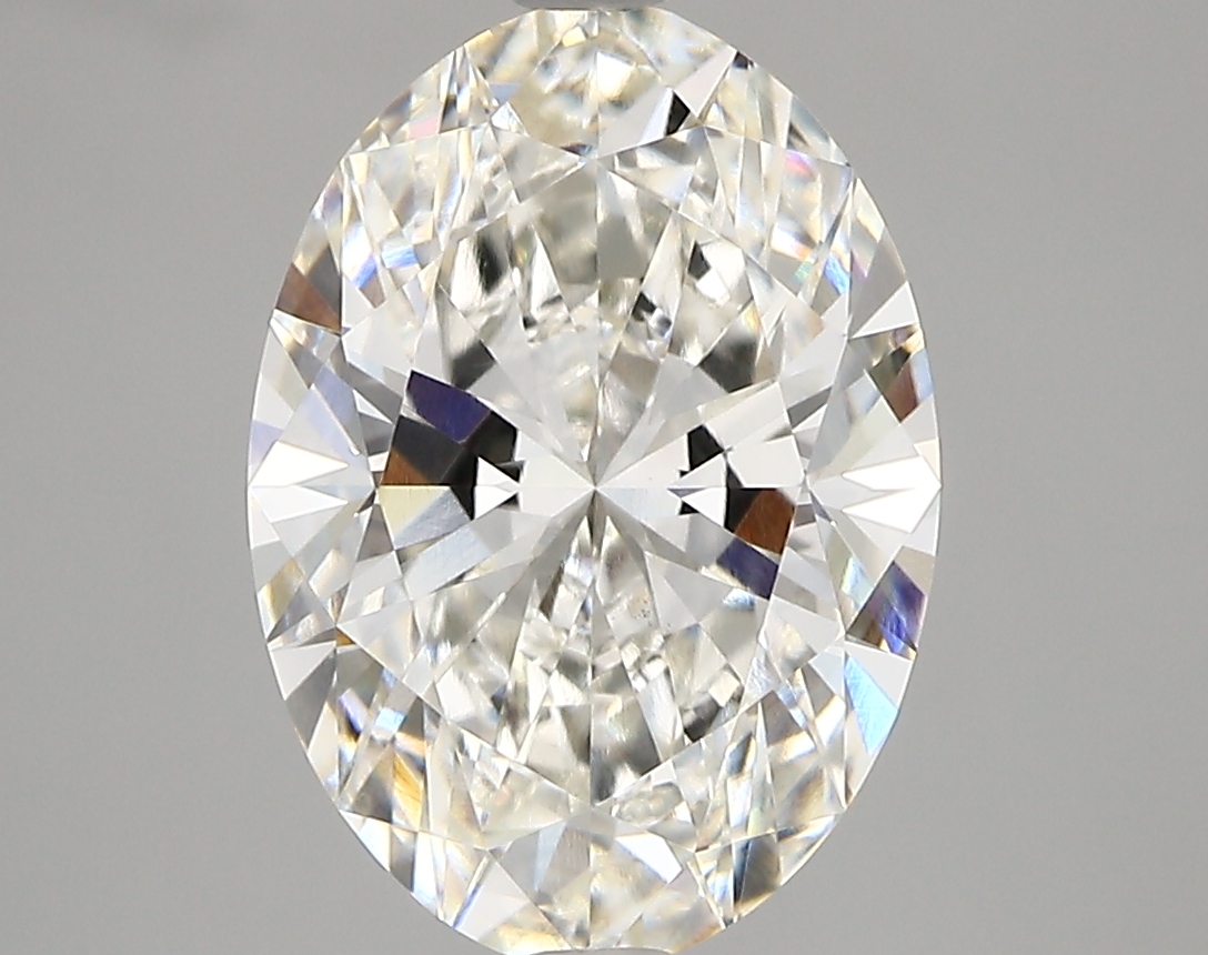 3.53 Carat H-VS1 Ideal Oval Diamond