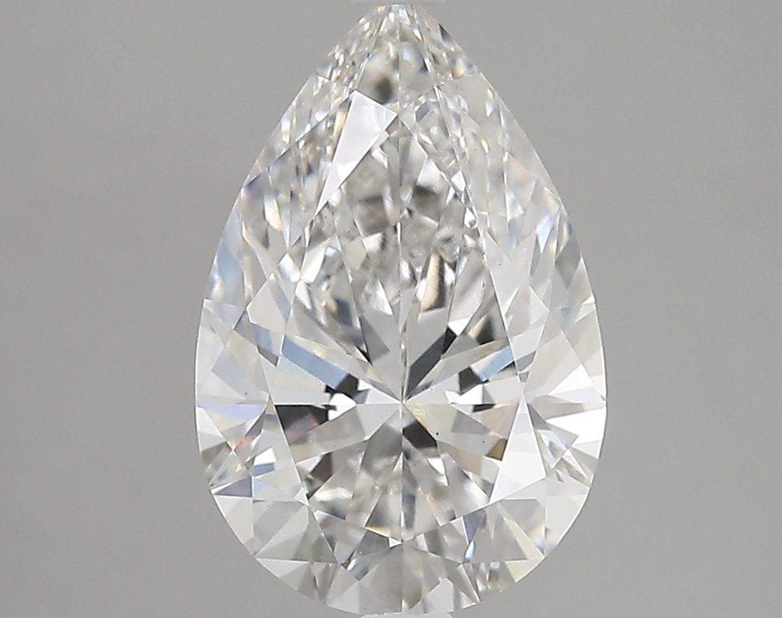 3.51 Carat H-VS1 Ideal Pear Diamond