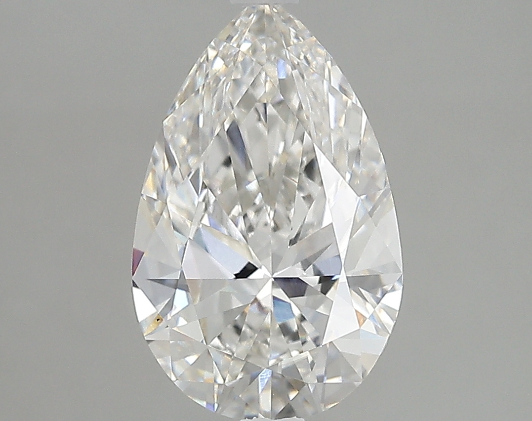 2.64 Carat H-VS1 Ideal Pear Diamond