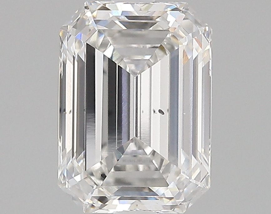 3.03 Carat F-SI1 Ideal Emerald Diamond