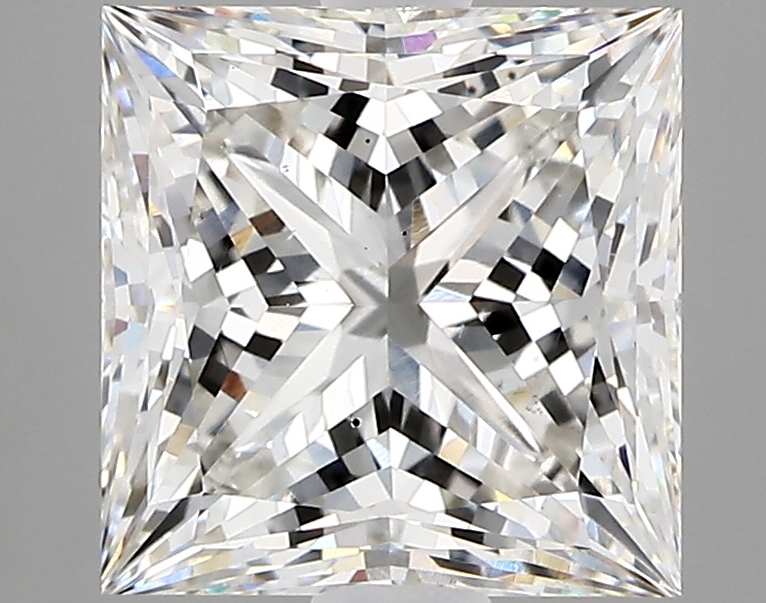 3.54 Carat G-VS2 Ideal Princess Diamond