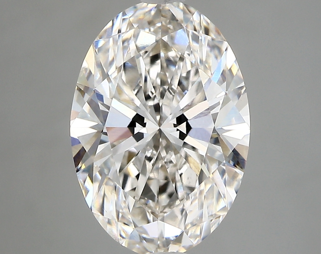 3.26 Carat H-VS1 Ideal Oval Diamond