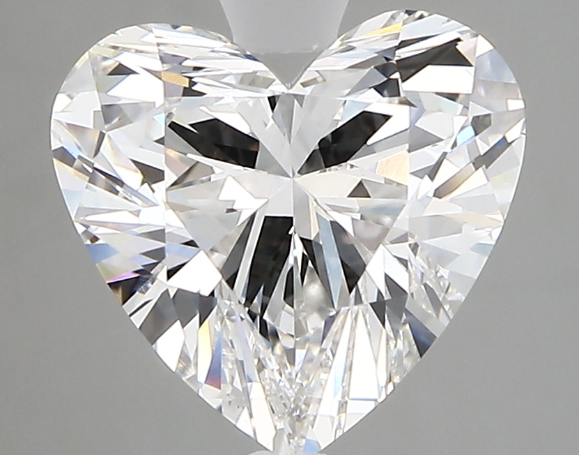 2.85 Carat F-VS1 Ideal Heart Diamond
