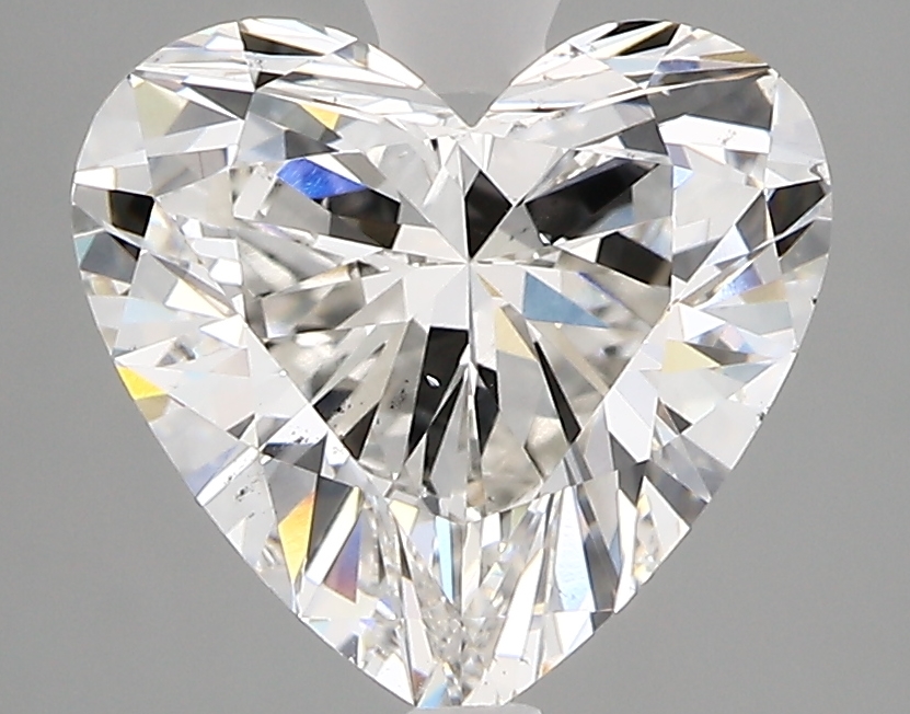 2.84 Carat G-VS2 Ideal Heart Diamond