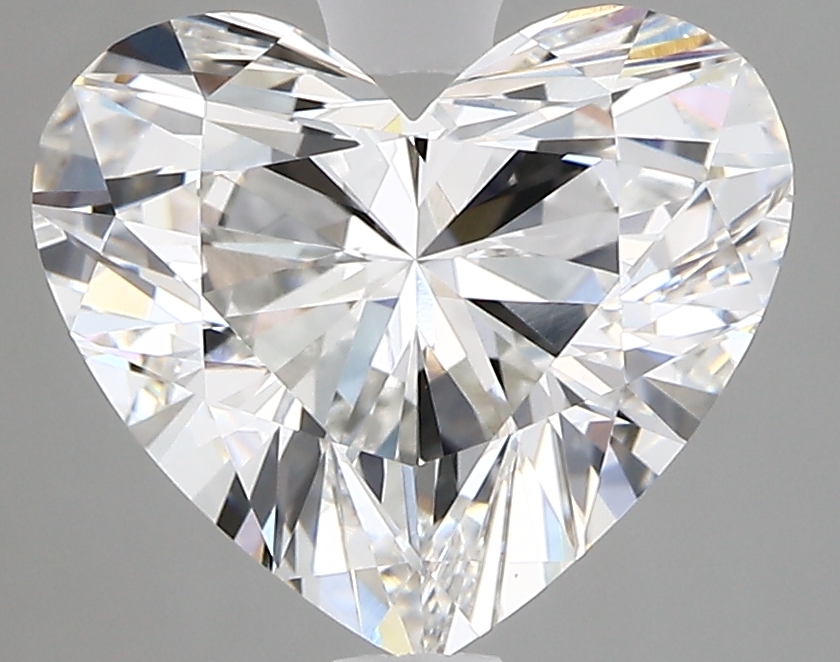 2.72 Carat G-VS1 Ideal Heart Diamond