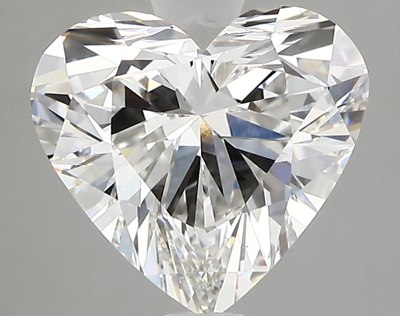 2.77 Carat F-VS1 Ideal Heart Diamond