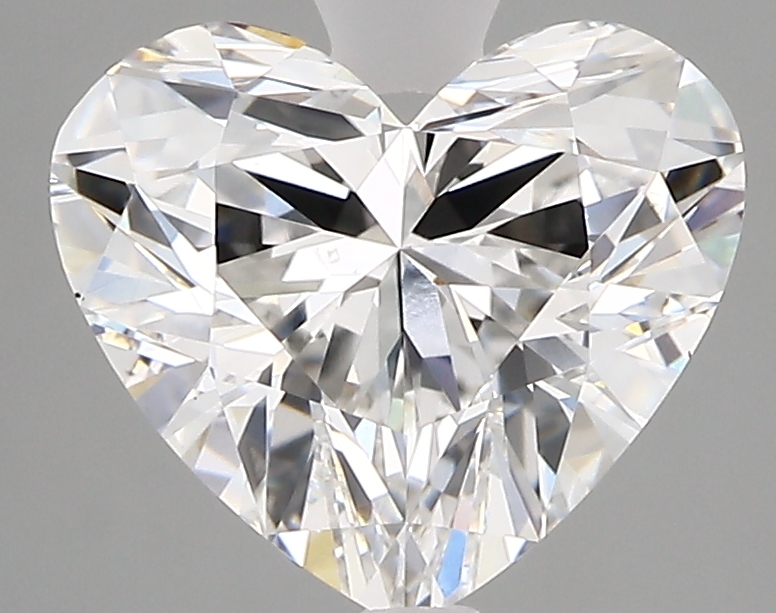 2.80 Carat F-VS1 Ideal Heart Diamond
