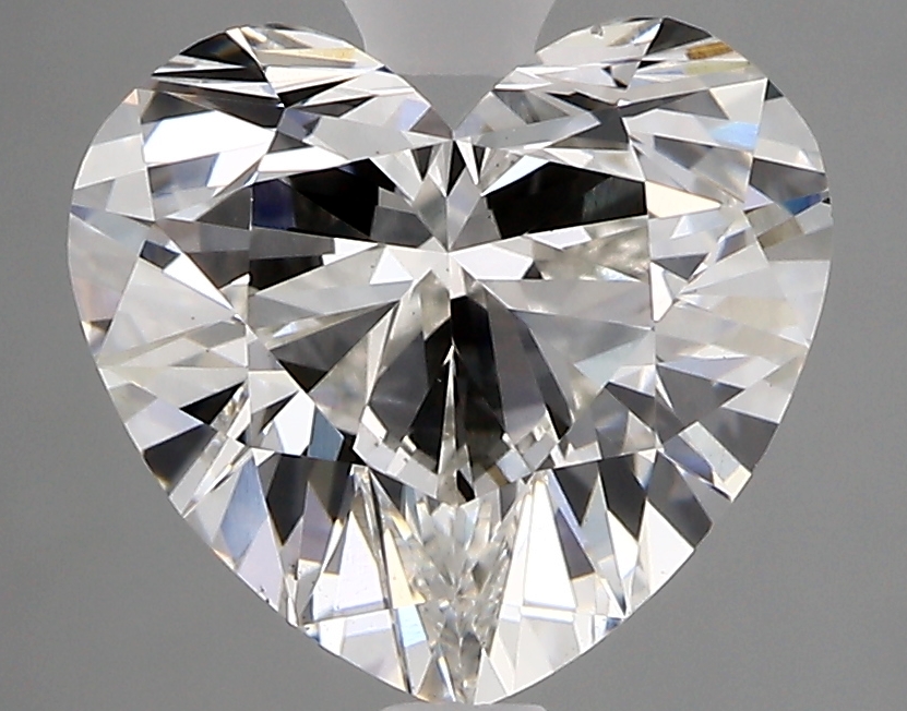 3.05 Carat G-VS2 Ideal Heart Diamond