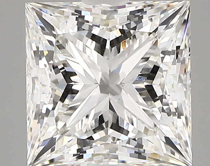 2.80 Carat H-VS1 Ideal Princess Diamond