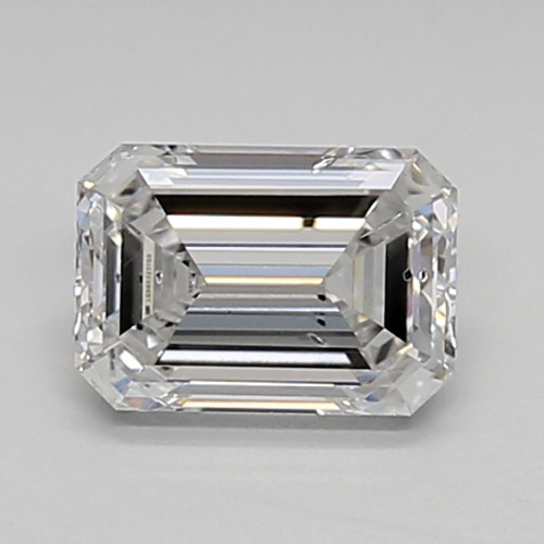 0.75 carat f SI1 EX  Cut IGI emerald diamond