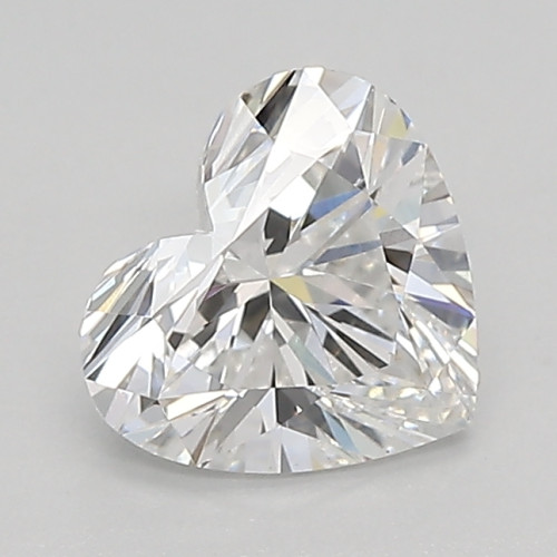 0.93 carat f VVS2 EX Cut IGI heart diamond