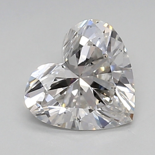 0.84 carat f SI1 EX  Cut IGI heart diamond