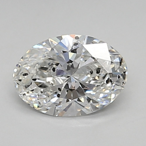 0.63 carat f SI2 EX  Cut IGI oval diamond