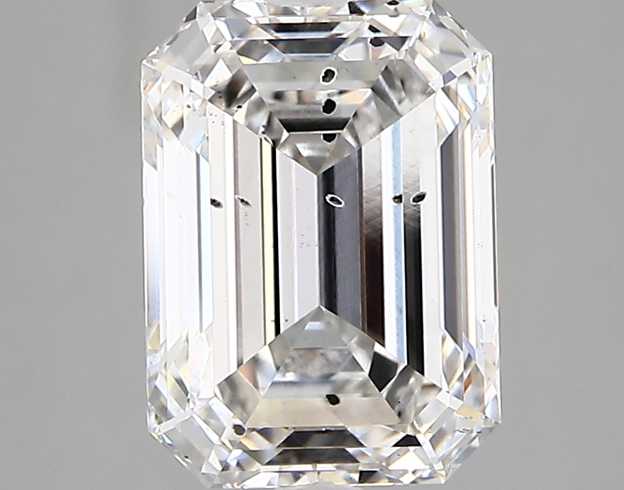 3.14 Carat F-SI1 Ideal Emerald Diamond