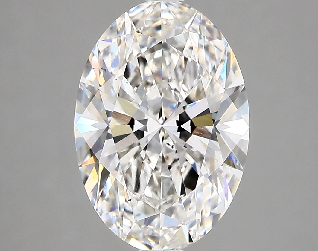 3.08 Carat G-VS2 Ideal Oval Diamond