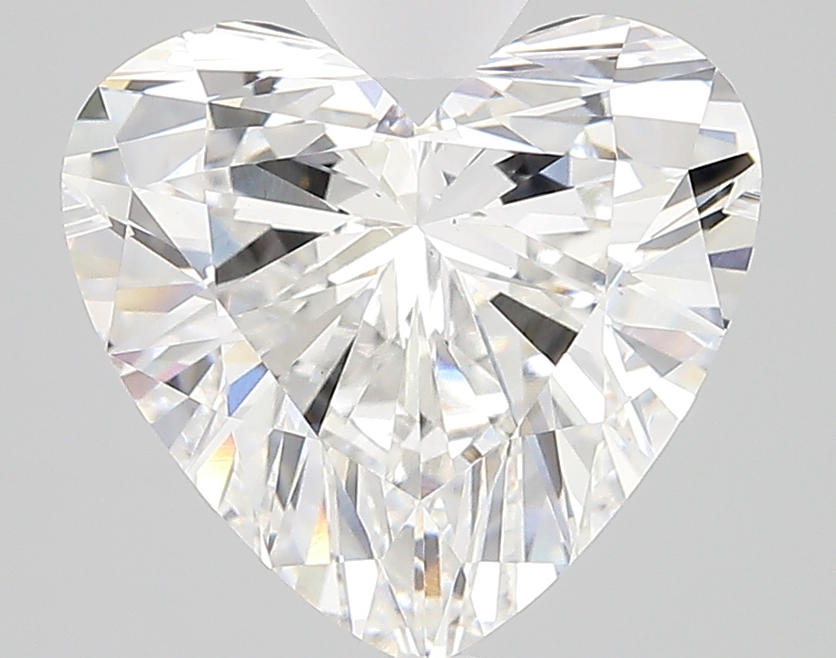 3.91 Carat G-VS2 Ideal Heart Diamond