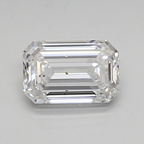 0.59 carat f SI1 EX  Cut IGI emerald diamond