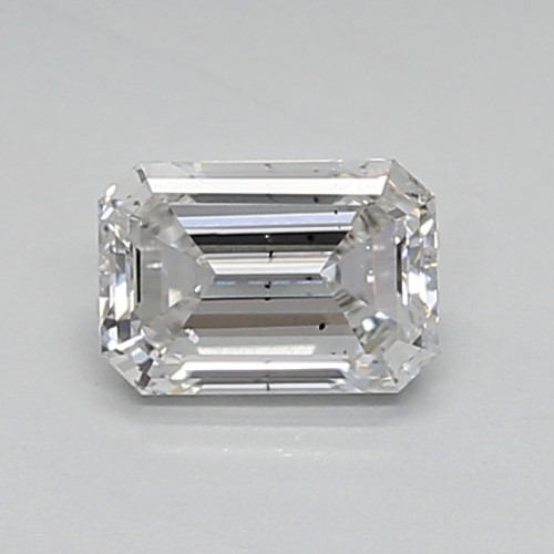 0.51 carat f SI1 EX  Cut IGI emerald diamond