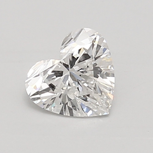 0.95 carat f VVS2 EX Cut IGI heart diamond