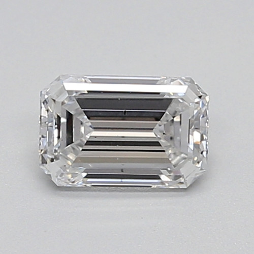 0.57 carat e SI1 EX  Cut IGI emerald diamond