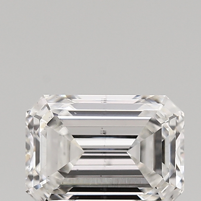 1.77 Carat F-SI1 Ideal Emerald Diamond