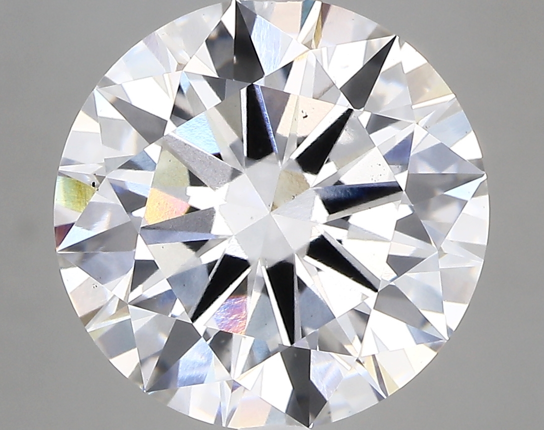7.03 ct F VS2 Round Ideal lab diamond