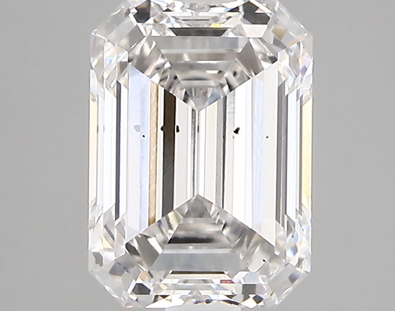 2.33 Carat F-SI1 Ideal Emerald Diamond