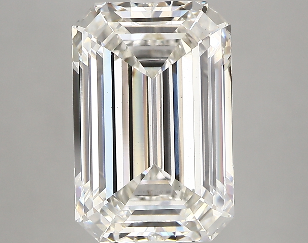 4.76 Carat H-VS1 Ideal Emerald Diamond