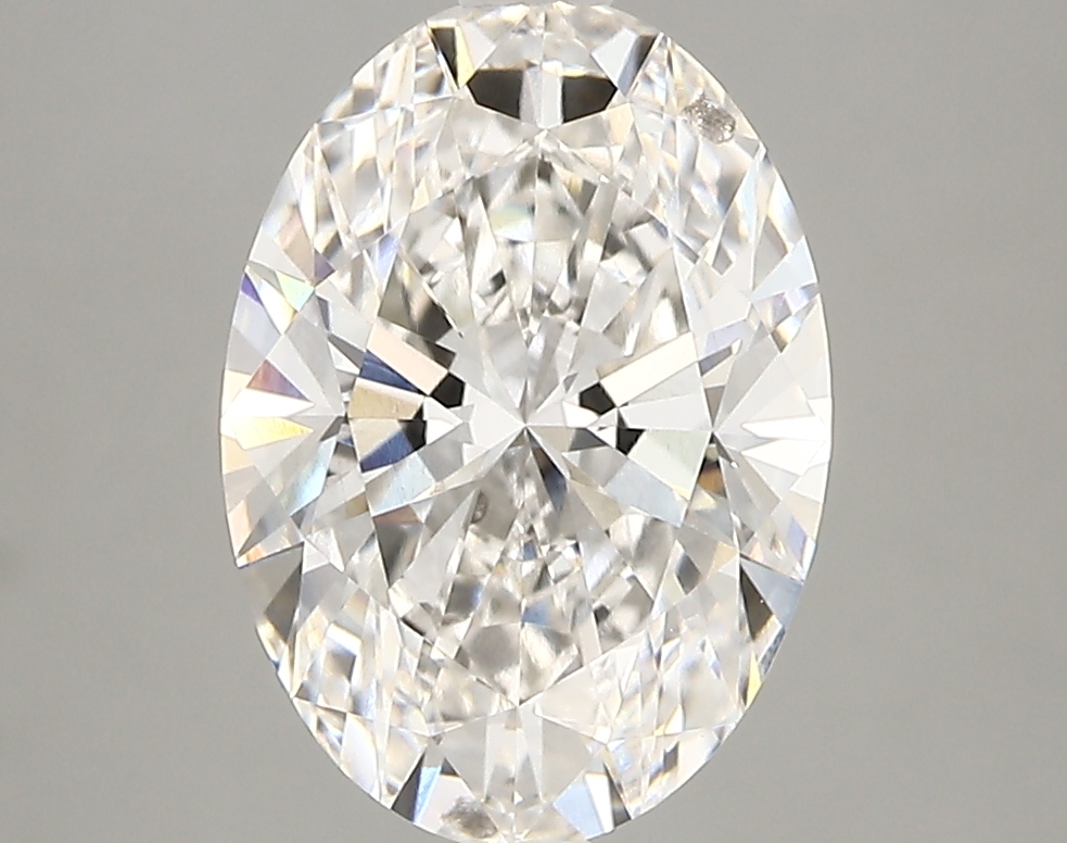 2.81 Carat G-SI1 Ideal Oval Diamond