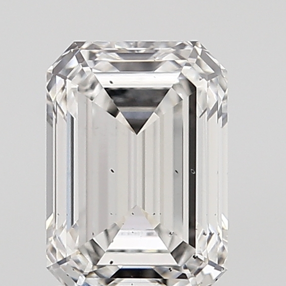 1.49 Carat F-SI1 Ideal Emerald Diamond