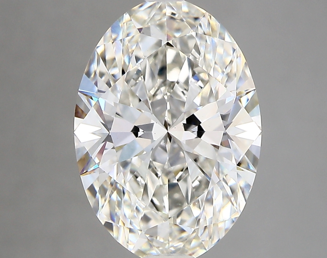 3.31 Carat H-VS1 Ideal Oval Diamond