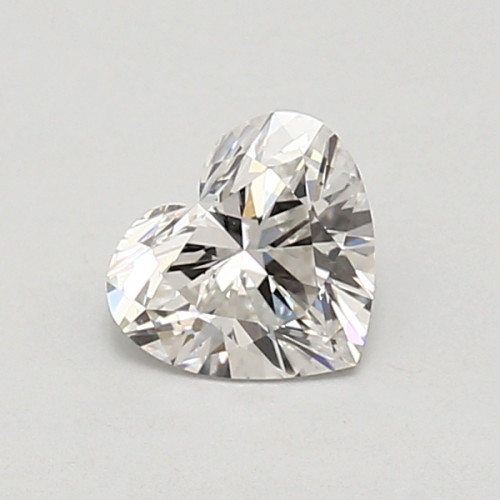 0.91 carat f VS2 EX  Cut IGI heart diamond